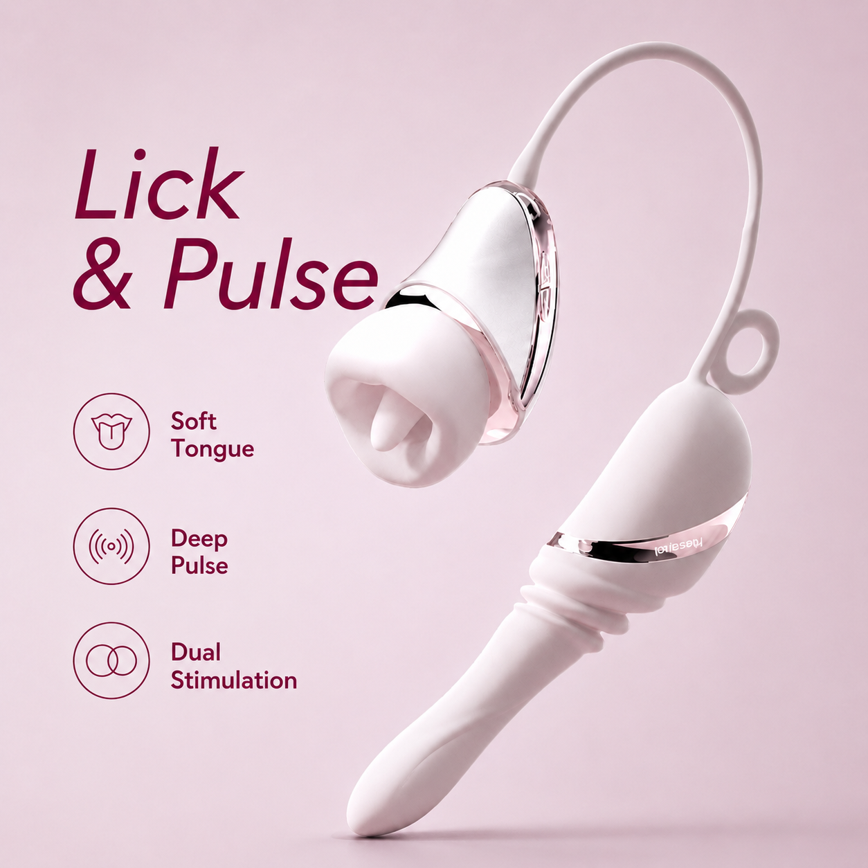 Dual Lick & Pulse G-Spot & Clitoral Vibrator